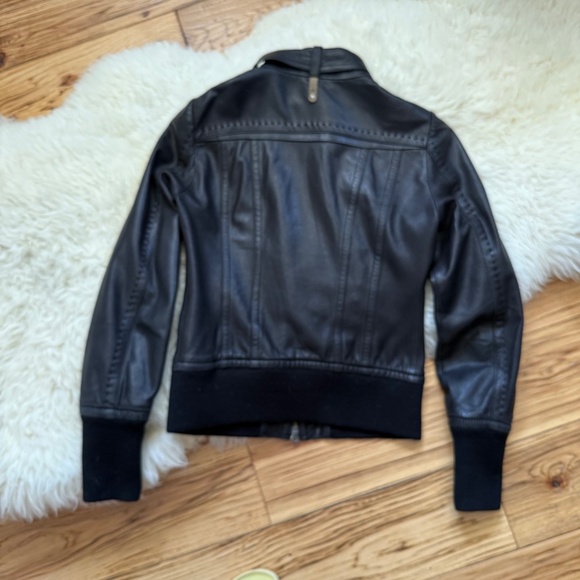 Mackage Leather Jacket Small Black - Picture 2 of 8